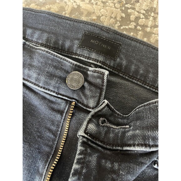 MOTHER Dark Blue Flare & Wide Leg Jeans - Picture 6 of 9